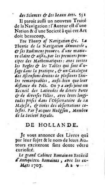 Mémoires pour l'histoire des sciences & des beaux-arts recüeillies par l'ordre de Son Altesse Serenissime Monseigneur Prince souverain de Dombes