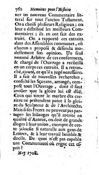 Mémoires pour l'histoire des sciences & des beaux-arts recüeillies par l'ordre de Son Altesse Serenissime Monseigneur Prince souverain de Dombes