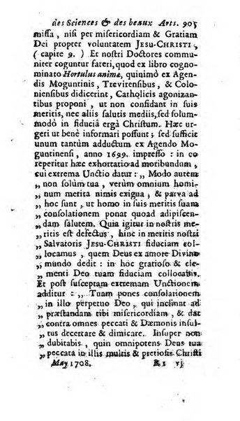 Mémoires pour l'histoire des sciences & des beaux-arts recüeillies par l'ordre de Son Altesse Serenissime Monseigneur Prince souverain de Dombes