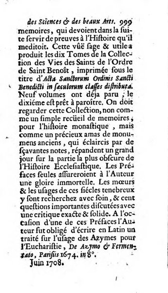 Mémoires pour l'histoire des sciences & des beaux-arts recüeillies par l'ordre de Son Altesse Serenissime Monseigneur Prince souverain de Dombes