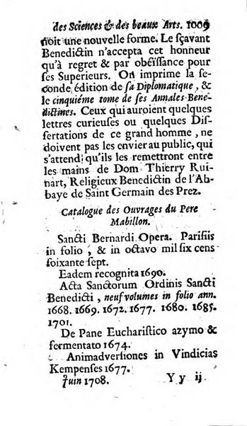 Mémoires pour l'histoire des sciences & des beaux-arts recüeillies par l'ordre de Son Altesse Serenissime Monseigneur Prince souverain de Dombes