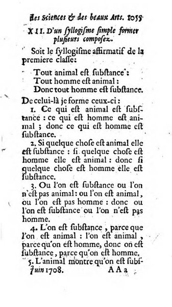 Mémoires pour l'histoire des sciences & des beaux-arts recüeillies par l'ordre de Son Altesse Serenissime Monseigneur Prince souverain de Dombes