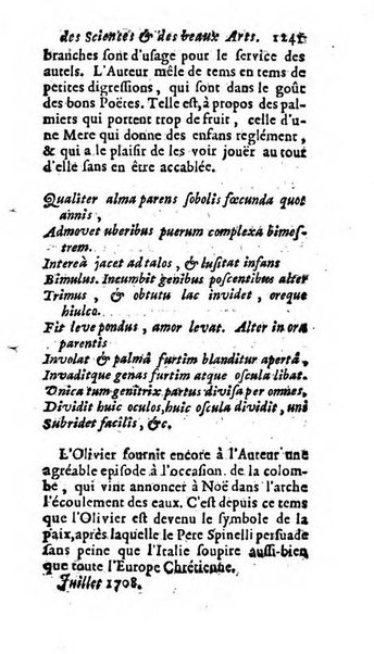 Mémoires pour l'histoire des sciences & des beaux-arts recüeillies par l'ordre de Son Altesse Serenissime Monseigneur Prince souverain de Dombes