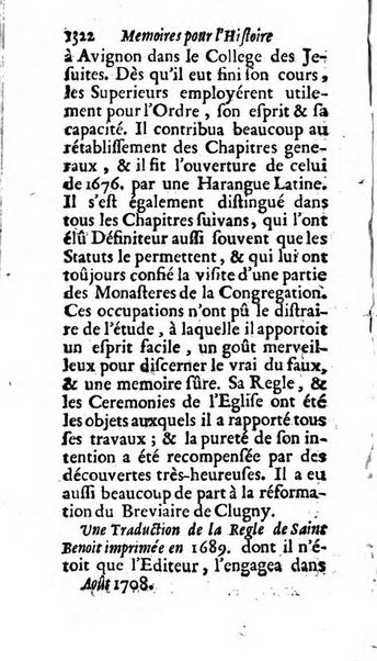 Mémoires pour l'histoire des sciences & des beaux-arts recüeillies par l'ordre de Son Altesse Serenissime Monseigneur Prince souverain de Dombes