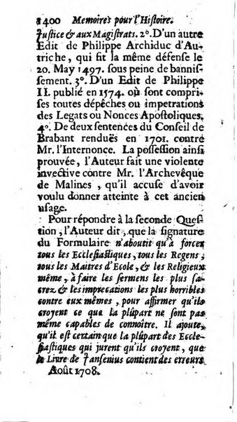 Mémoires pour l'histoire des sciences & des beaux-arts recüeillies par l'ordre de Son Altesse Serenissime Monseigneur Prince souverain de Dombes