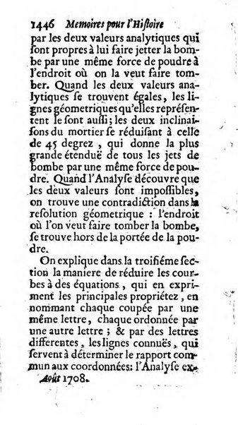 Mémoires pour l'histoire des sciences & des beaux-arts recüeillies par l'ordre de Son Altesse Serenissime Monseigneur Prince souverain de Dombes