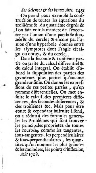 Mémoires pour l'histoire des sciences & des beaux-arts recüeillies par l'ordre de Son Altesse Serenissime Monseigneur Prince souverain de Dombes