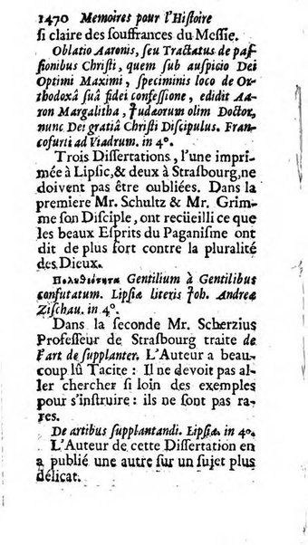 Mémoires pour l'histoire des sciences & des beaux-arts recüeillies par l'ordre de Son Altesse Serenissime Monseigneur Prince souverain de Dombes