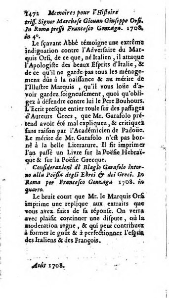 Mémoires pour l'histoire des sciences & des beaux-arts recüeillies par l'ordre de Son Altesse Serenissime Monseigneur Prince souverain de Dombes