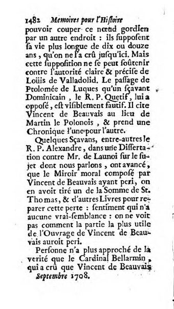 Mémoires pour l'histoire des sciences & des beaux-arts recüeillies par l'ordre de Son Altesse Serenissime Monseigneur Prince souverain de Dombes