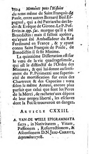 Mémoires pour l'histoire des sciences & des beaux-arts recüeillies par l'ordre de Son Altesse Serenissime Monseigneur Prince souverain de Dombes