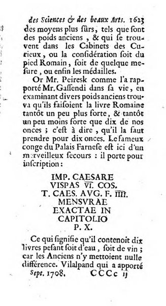 Mémoires pour l'histoire des sciences & des beaux-arts recüeillies par l'ordre de Son Altesse Serenissime Monseigneur Prince souverain de Dombes