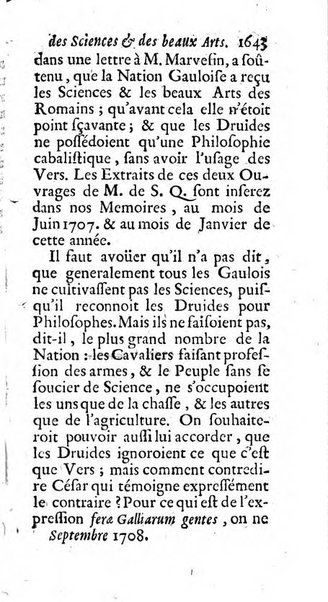 Mémoires pour l'histoire des sciences & des beaux-arts recüeillies par l'ordre de Son Altesse Serenissime Monseigneur Prince souverain de Dombes