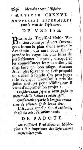 Mémoires pour l'histoire des sciences & des beaux-arts recüeillies par l'ordre de Son Altesse Serenissime Monseigneur Prince souverain de Dombes