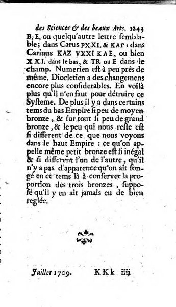 Mémoires pour l'histoire des sciences & des beaux-arts recüeillies par l'ordre de Son Altesse Serenissime Monseigneur Prince souverain de Dombes