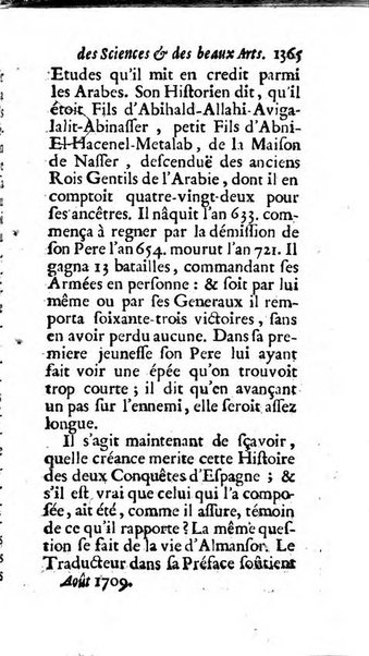 Mémoires pour l'histoire des sciences & des beaux-arts recüeillies par l'ordre de Son Altesse Serenissime Monseigneur Prince souverain de Dombes