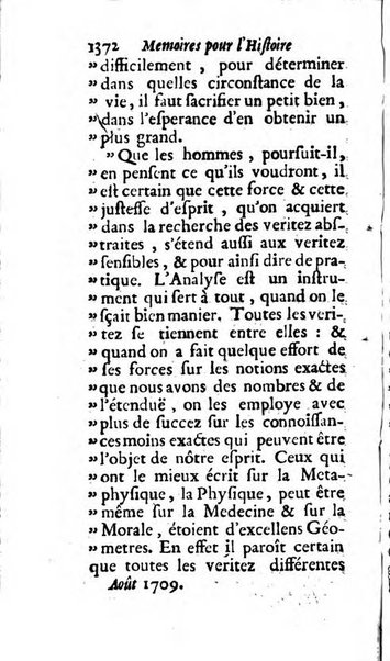 Mémoires pour l'histoire des sciences & des beaux-arts recüeillies par l'ordre de Son Altesse Serenissime Monseigneur Prince souverain de Dombes