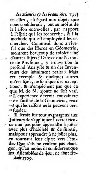 Mémoires pour l'histoire des sciences & des beaux-arts recüeillies par l'ordre de Son Altesse Serenissime Monseigneur Prince souverain de Dombes