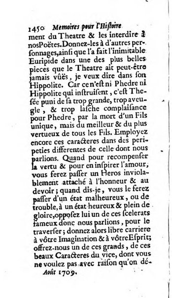 Mémoires pour l'histoire des sciences & des beaux-arts recüeillies par l'ordre de Son Altesse Serenissime Monseigneur Prince souverain de Dombes