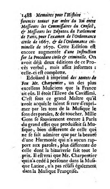 Mémoires pour l'histoire des sciences & des beaux-arts recüeillies par l'ordre de Son Altesse Serenissime Monseigneur Prince souverain de Dombes