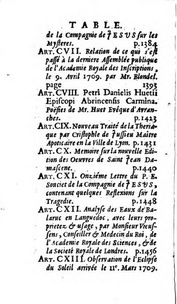 Mémoires pour l'histoire des sciences & des beaux-arts recüeillies par l'ordre de Son Altesse Serenissime Monseigneur Prince souverain de Dombes