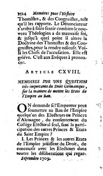 Mémoires pour l'histoire des sciences & des beaux-arts recüeillies par l'ordre de Son Altesse Serenissime Monseigneur Prince souverain de Dombes