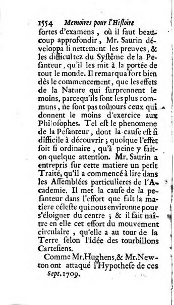 Mémoires pour l'histoire des sciences & des beaux-arts recüeillies par l'ordre de Son Altesse Serenissime Monseigneur Prince souverain de Dombes