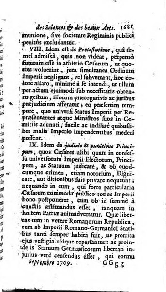 Mémoires pour l'histoire des sciences & des beaux-arts recüeillies par l'ordre de Son Altesse Serenissime Monseigneur Prince souverain de Dombes