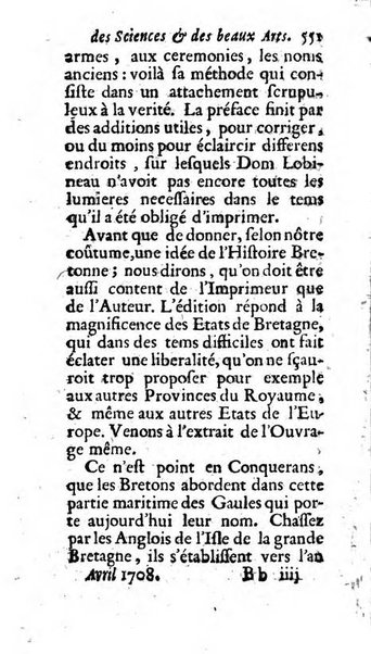 Mémoires pour l'histoire des sciences & des beaux-arts recüeillies par l'ordre de Son Altesse Serenissime Monseigneur Prince souverain de Dombes