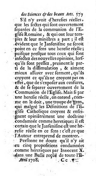 Mémoires pour l'histoire des sciences & des beaux-arts recüeillies par l'ordre de Son Altesse Serenissime Monseigneur Prince souverain de Dombes