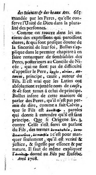 Mémoires pour l'histoire des sciences & des beaux-arts recüeillies par l'ordre de Son Altesse Serenissime Monseigneur Prince souverain de Dombes