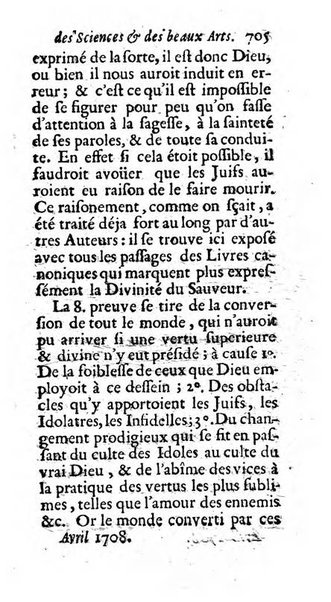 Mémoires pour l'histoire des sciences & des beaux-arts recüeillies par l'ordre de Son Altesse Serenissime Monseigneur Prince souverain de Dombes