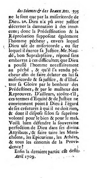 Mémoires pour l'histoire des sciences & des beaux-arts recüeillies par l'ordre de Son Altesse Serenissime Monseigneur Prince souverain de Dombes