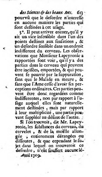 Mémoires pour l'histoire des sciences & des beaux-arts recüeillies par l'ordre de Son Altesse Serenissime Monseigneur Prince souverain de Dombes