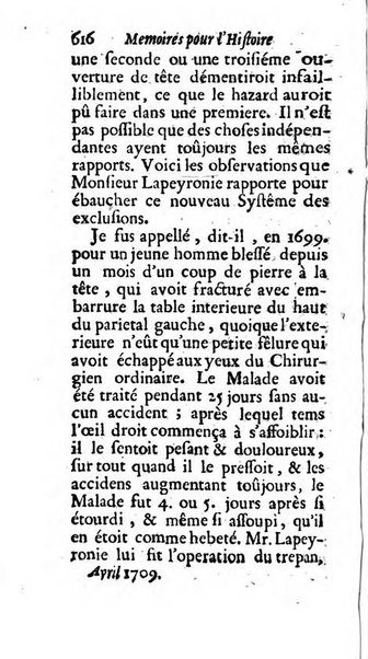 Mémoires pour l'histoire des sciences & des beaux-arts recüeillies par l'ordre de Son Altesse Serenissime Monseigneur Prince souverain de Dombes