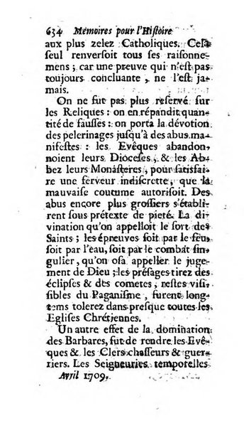 Mémoires pour l'histoire des sciences & des beaux-arts recüeillies par l'ordre de Son Altesse Serenissime Monseigneur Prince souverain de Dombes