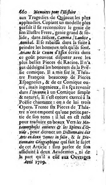 Mémoires pour l'histoire des sciences & des beaux-arts recüeillies par l'ordre de Son Altesse Serenissime Monseigneur Prince souverain de Dombes