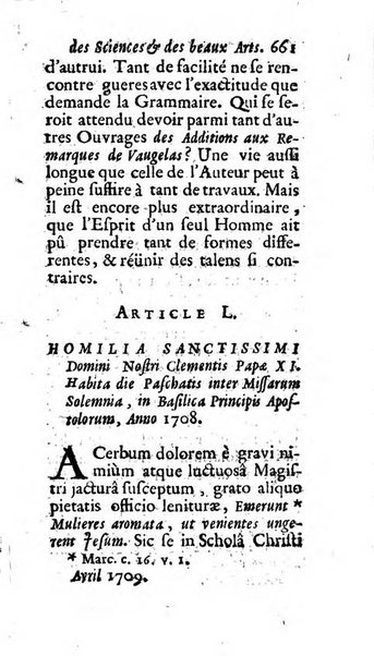 Mémoires pour l'histoire des sciences & des beaux-arts recüeillies par l'ordre de Son Altesse Serenissime Monseigneur Prince souverain de Dombes