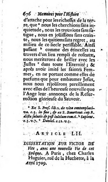 Mémoires pour l'histoire des sciences & des beaux-arts recüeillies par l'ordre de Son Altesse Serenissime Monseigneur Prince souverain de Dombes