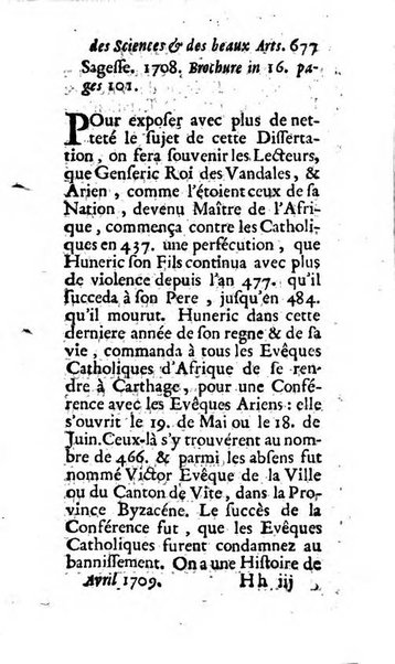 Mémoires pour l'histoire des sciences & des beaux-arts recüeillies par l'ordre de Son Altesse Serenissime Monseigneur Prince souverain de Dombes