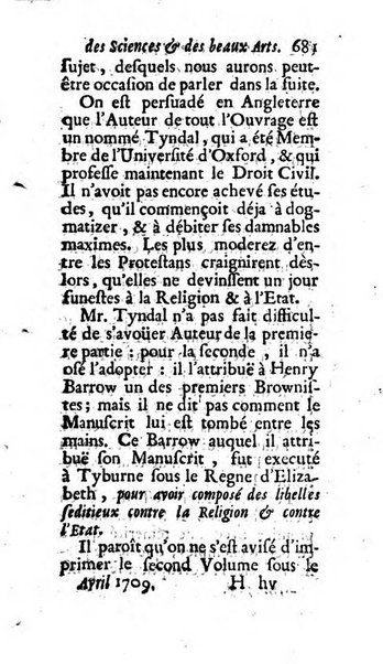 Mémoires pour l'histoire des sciences & des beaux-arts recüeillies par l'ordre de Son Altesse Serenissime Monseigneur Prince souverain de Dombes