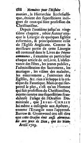 Mémoires pour l'histoire des sciences & des beaux-arts recüeillies par l'ordre de Son Altesse Serenissime Monseigneur Prince souverain de Dombes