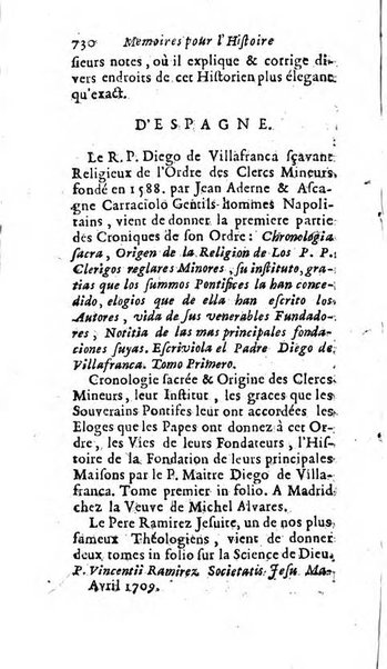 Mémoires pour l'histoire des sciences & des beaux-arts recüeillies par l'ordre de Son Altesse Serenissime Monseigneur Prince souverain de Dombes