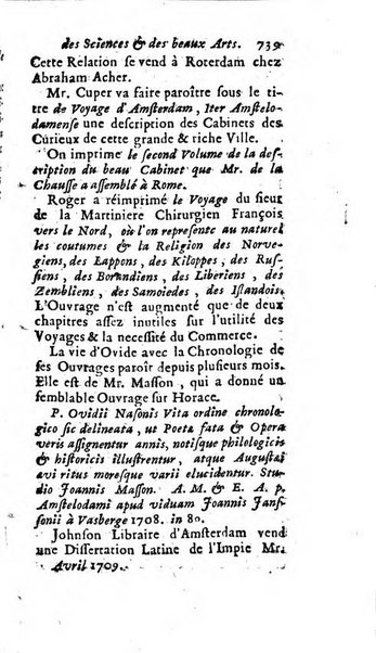 Mémoires pour l'histoire des sciences & des beaux-arts recüeillies par l'ordre de Son Altesse Serenissime Monseigneur Prince souverain de Dombes