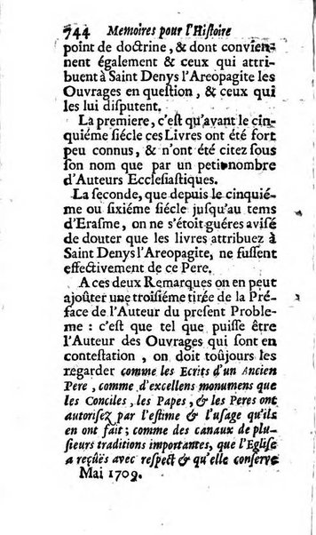 Mémoires pour l'histoire des sciences & des beaux-arts recüeillies par l'ordre de Son Altesse Serenissime Monseigneur Prince souverain de Dombes