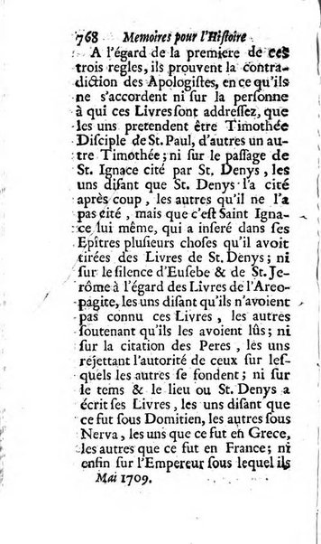 Mémoires pour l'histoire des sciences & des beaux-arts recüeillies par l'ordre de Son Altesse Serenissime Monseigneur Prince souverain de Dombes