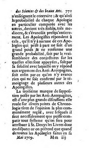 Mémoires pour l'histoire des sciences & des beaux-arts recüeillies par l'ordre de Son Altesse Serenissime Monseigneur Prince souverain de Dombes