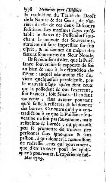 Mémoires pour l'histoire des sciences & des beaux-arts recüeillies par l'ordre de Son Altesse Serenissime Monseigneur Prince souverain de Dombes