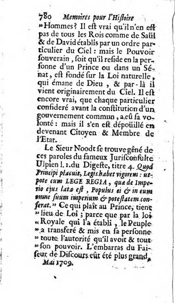 Mémoires pour l'histoire des sciences & des beaux-arts recüeillies par l'ordre de Son Altesse Serenissime Monseigneur Prince souverain de Dombes