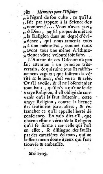 Mémoires pour l'histoire des sciences & des beaux-arts recüeillies par l'ordre de Son Altesse Serenissime Monseigneur Prince souverain de Dombes